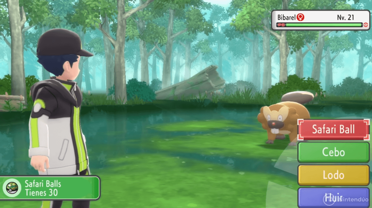 Pokémon Diamante Brillante y Perla Reluciente zona safari