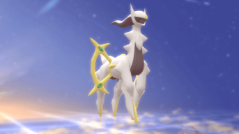 Arceus Pokémon Diamante Billante y Perla Reluciente