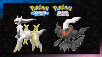 Arceus y Darkrai en Pokémon Diamante Billante y Perla Reluciente