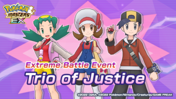 Trio of Justice pokemon masters ex