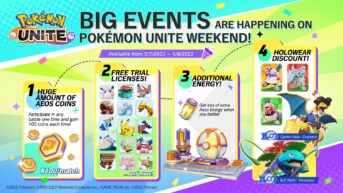 pokemon unite evento fin de semana mayo 2022