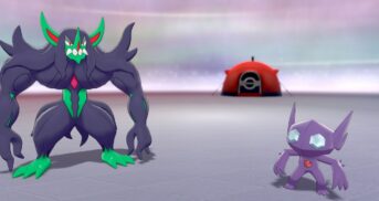 Grimmsnarl y Sableye evento Pokémon espada y escudo