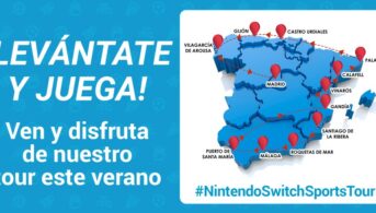 Nintendo España realizará un tour durante todo el verano mediante el cual podrás probar Nintendo Switch Sports