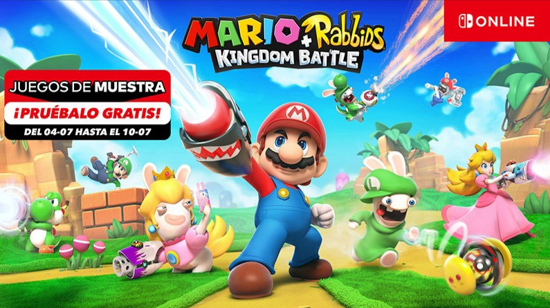 Mario + Rabbids Kingdom Battle ya disponible de forma gratuita en el programa juegos de muestra