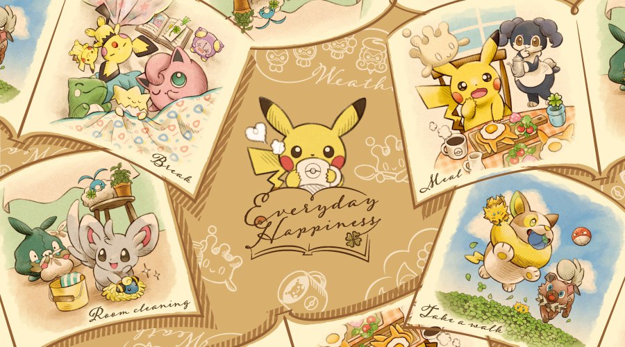 Se ha anunciado la colección «Everyday Happiness» para los Pokémon Center