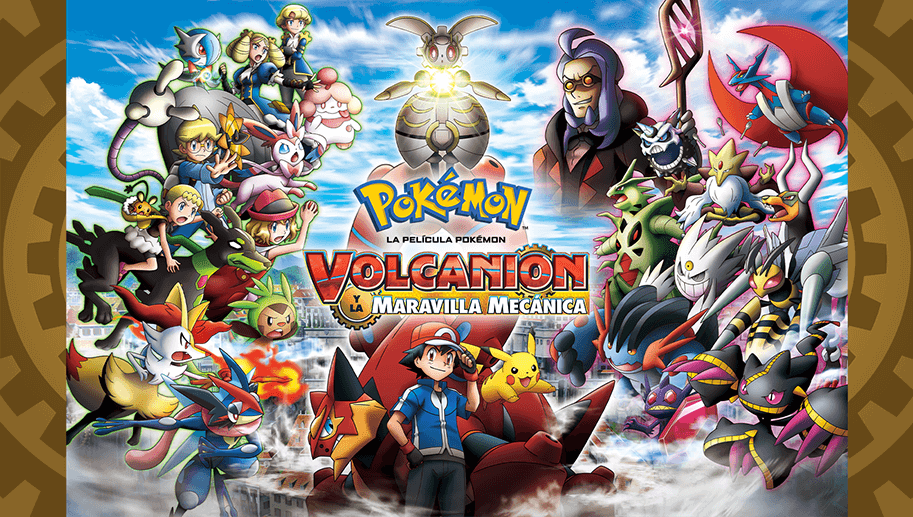 Volcanion y la maravilla mecánica disponible temporalmente en TV Pokémon