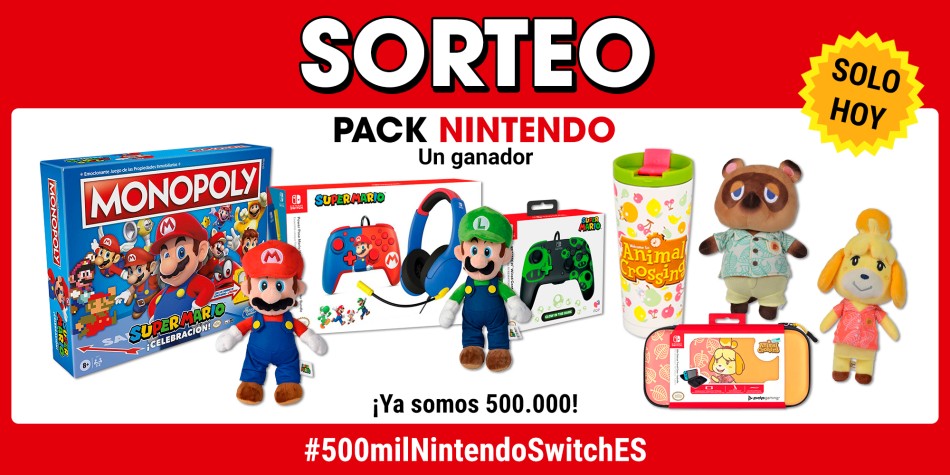 Nintendo España está realizando un sorteo especial en su cuenta de Instagram